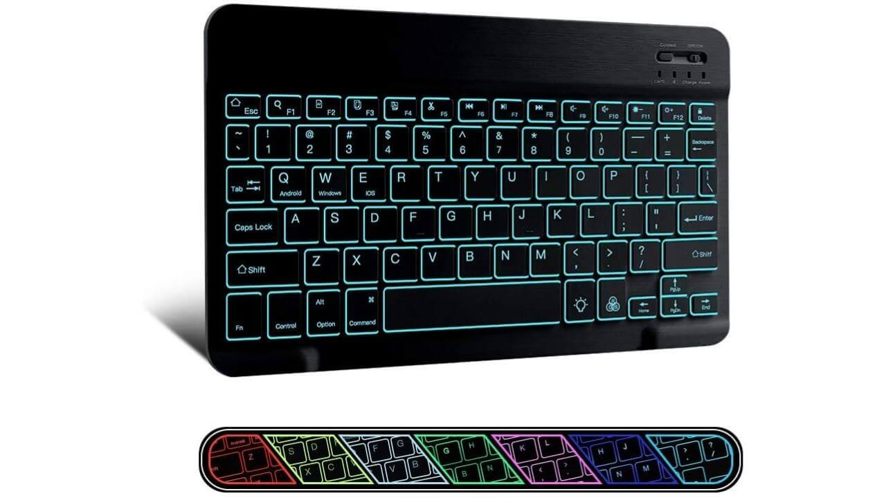 XIWMIX Ultra-Slim Wireless Bluetooth Keyboard