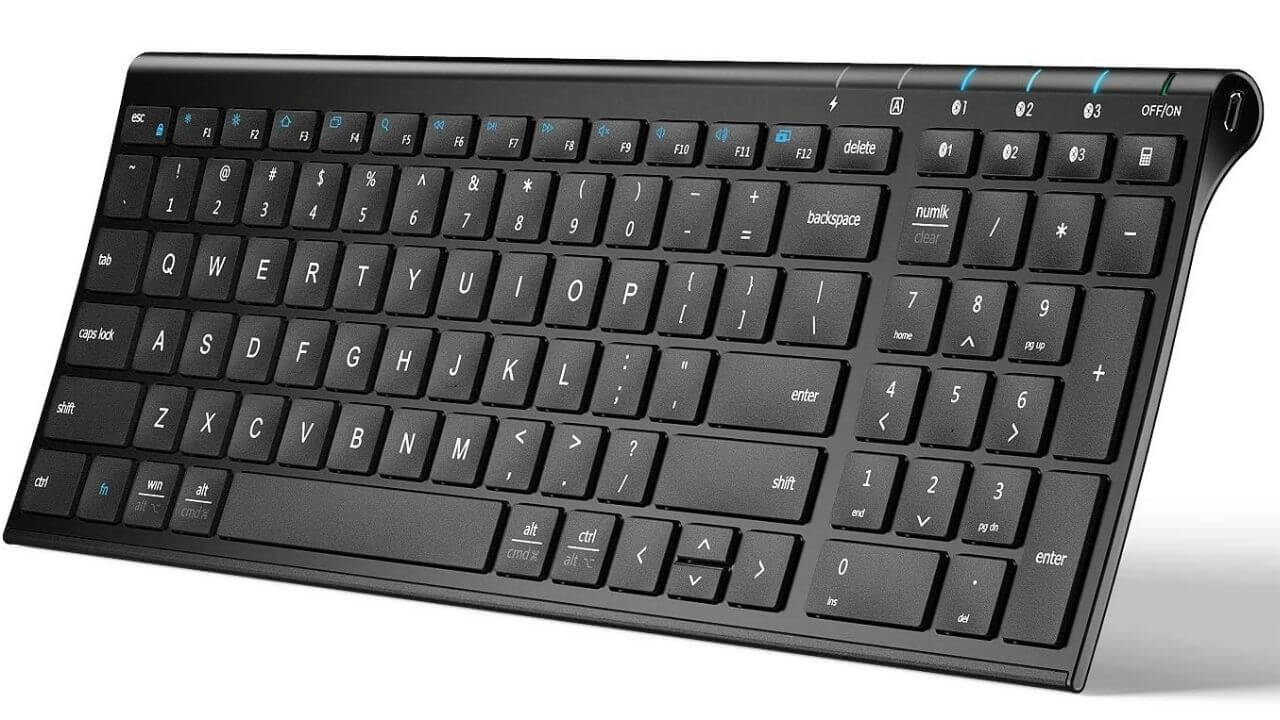 iClever BK10 Rechargeable Bluetooth Keyboard