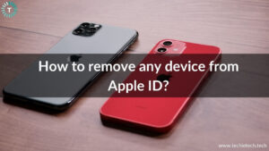 How to remove device from Apple ID