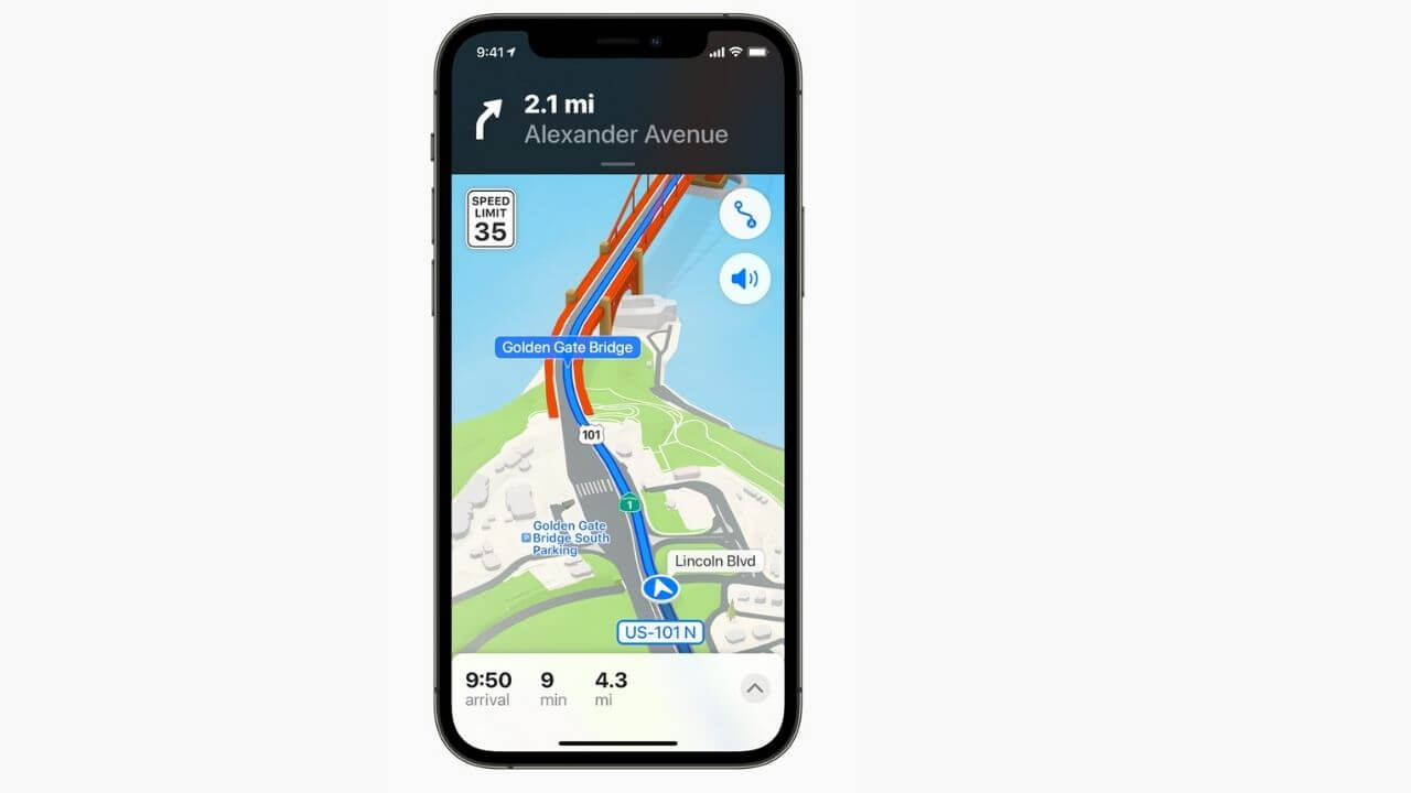 Maps imimrovements in iOS 15