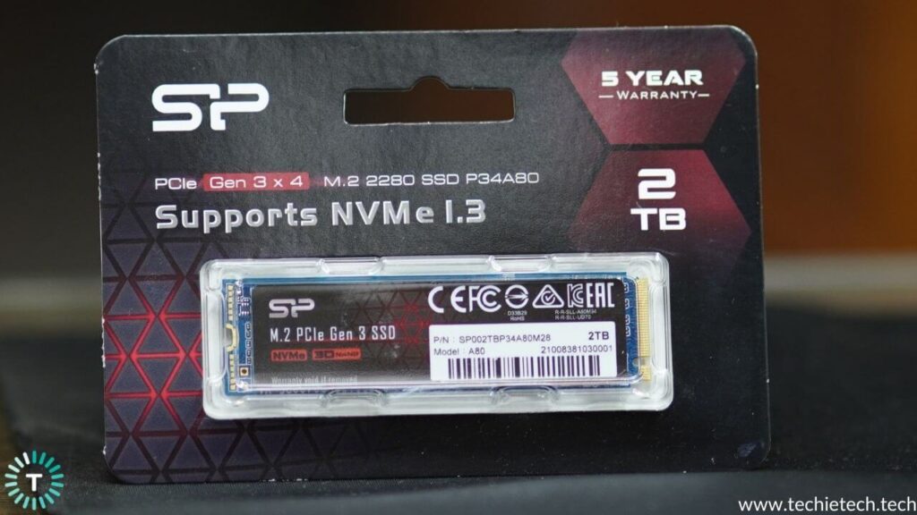 Silicon Power P34A80 PCIe Gen3 NVME SSD