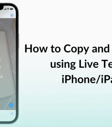 How to Copy and Paste Text using Live Text on iPhone/iPad?