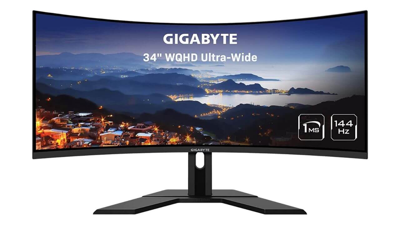 Gigabyte G34WQC Ultrawide Curved Monitor