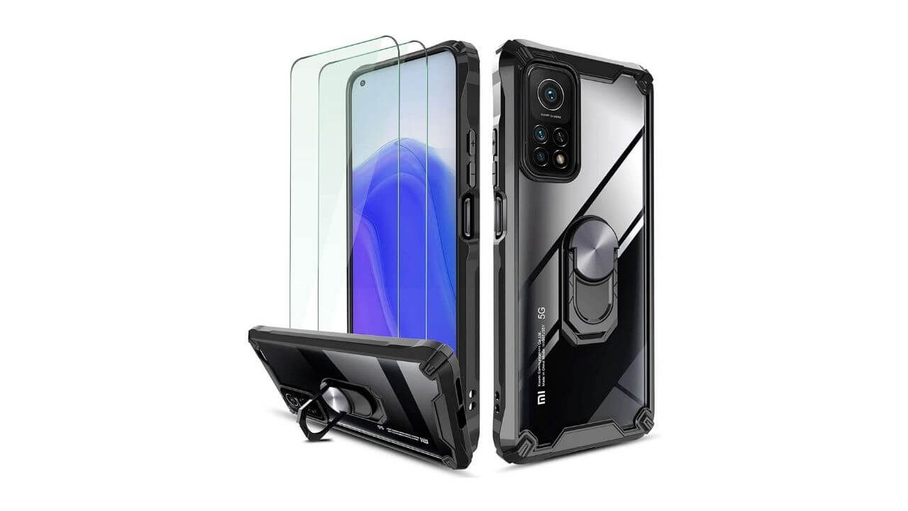 QHOHQ Military-grade Clear Case (Best Mi 10T Pro Clear Case with decent protection)