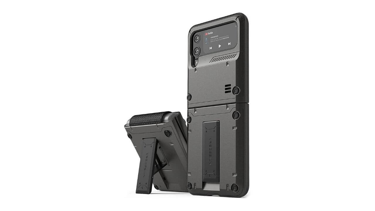 VRS Quickstand Active Rugged Case for Galaxy Z Flip 3