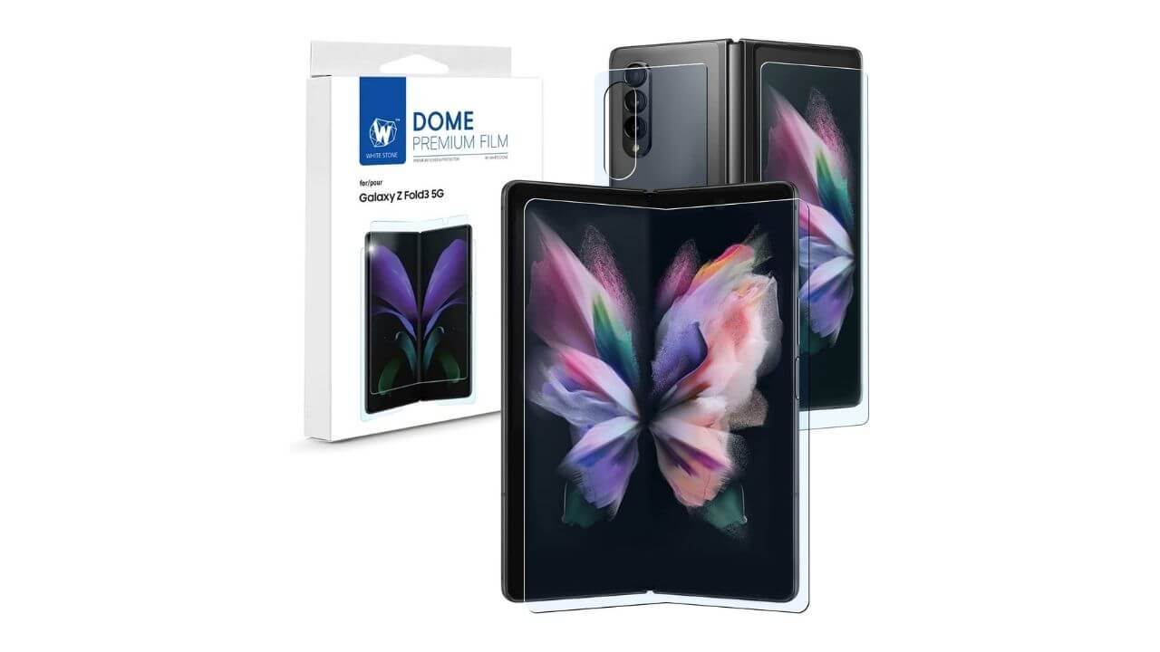 Whitestone Dome Screen Protector for Galaxy Z Fold 3