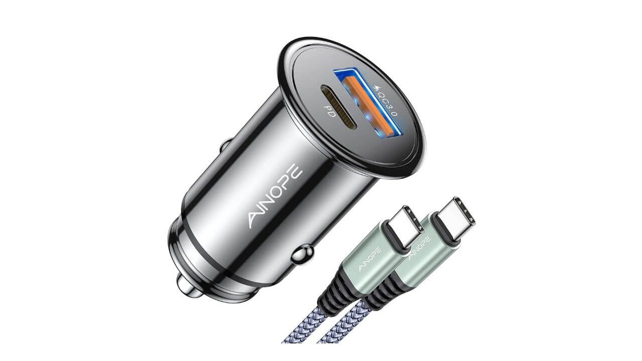 AINOPE 42W Fast USB Car Charger