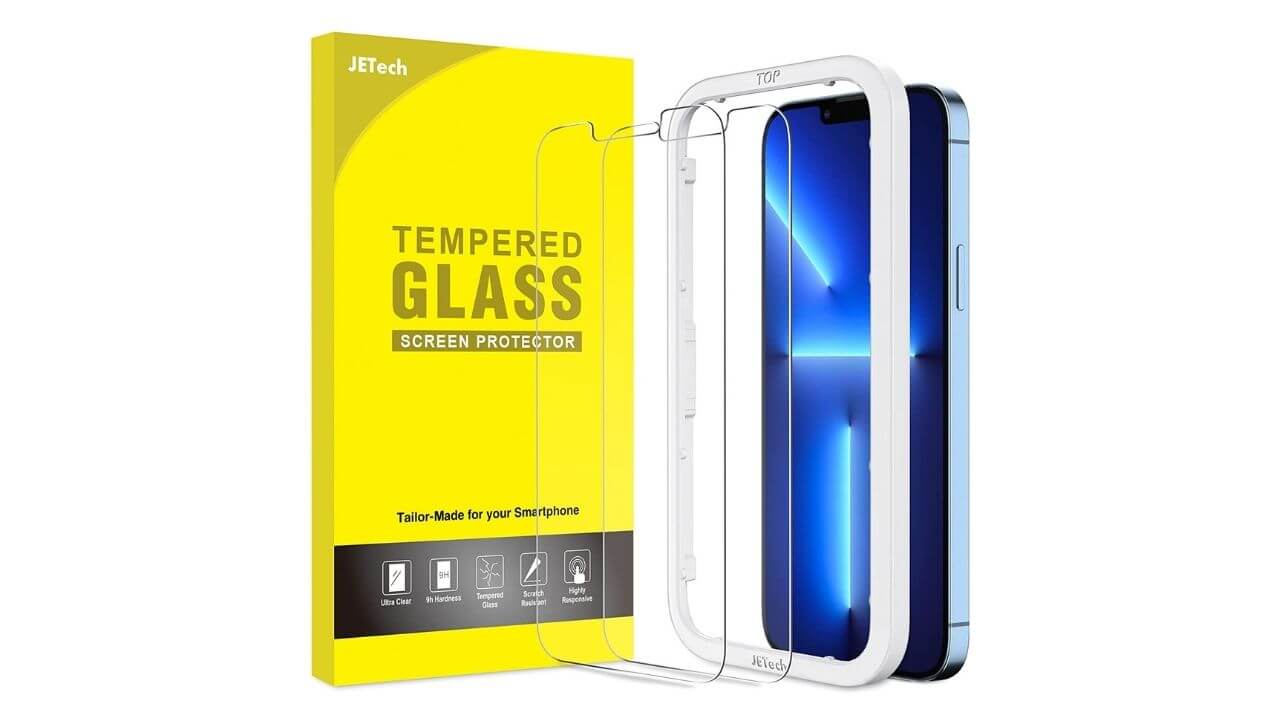 JETech iPhone 13 Pro Max Glass Screen Protector