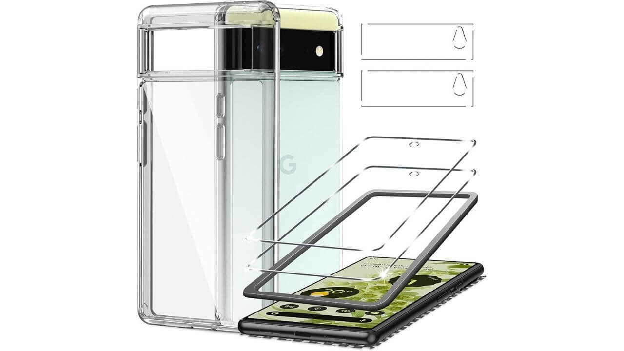 OUBA Defender Clear Case for Pixel 6 5G