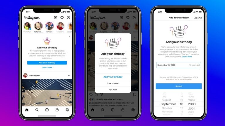 Instagram will start inquiring about users' birthdays more frequently