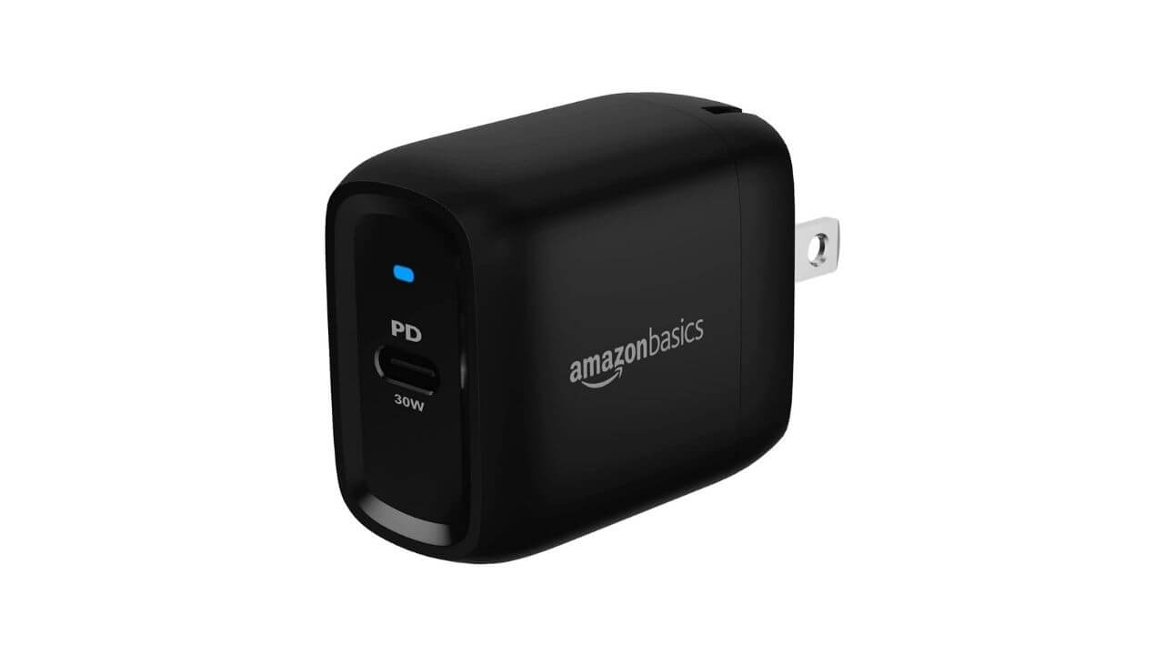 Amazon Basics 30W Pixel 6 Pro USB-C Charger