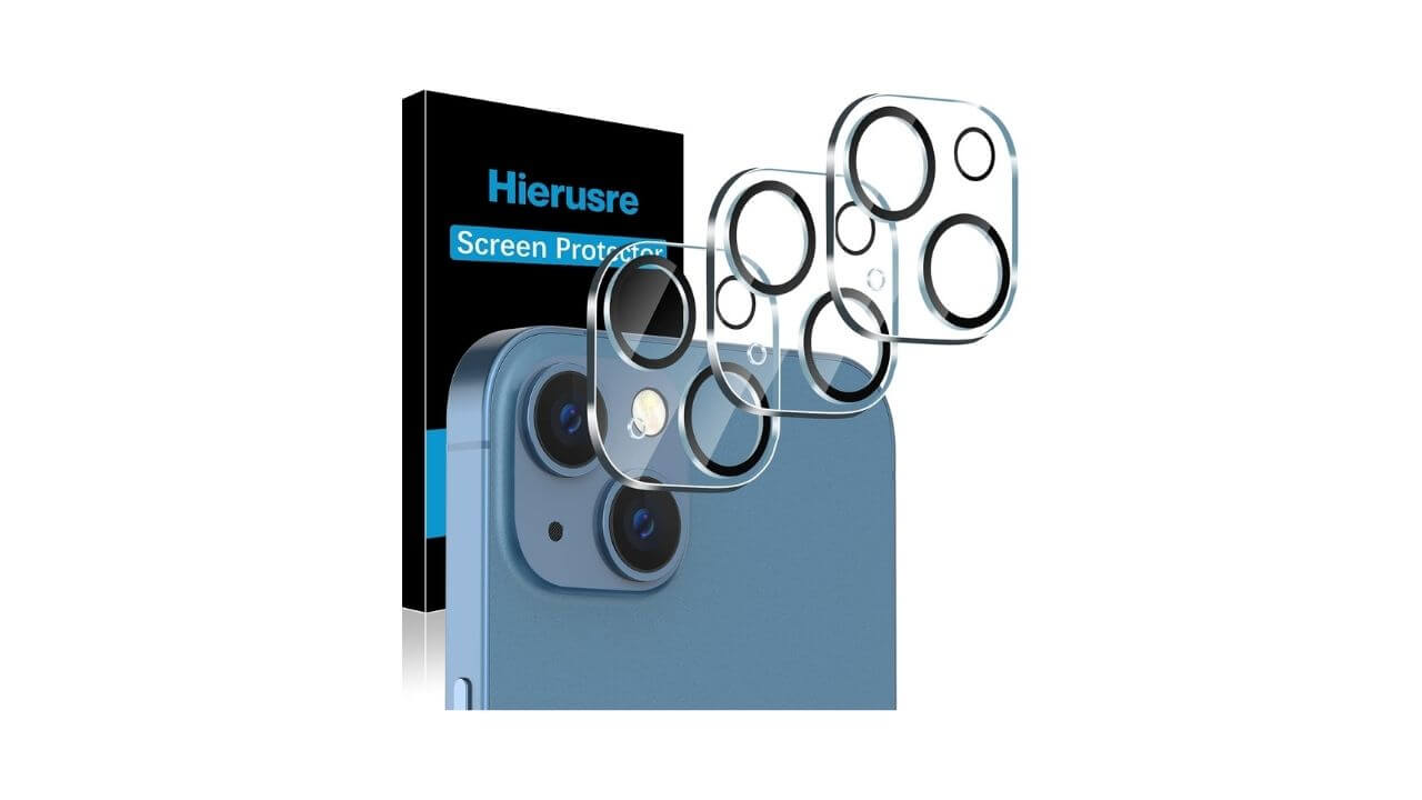 Hierusre Ultra-thin Tempered Glass Camera Lens Protector