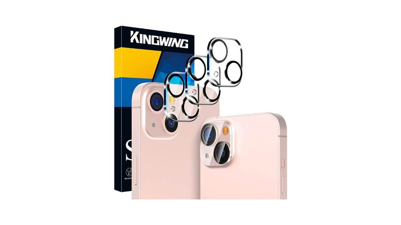 KINGWING Camera Lens Protector for iPhone 13 and iPhone 13 Mini
