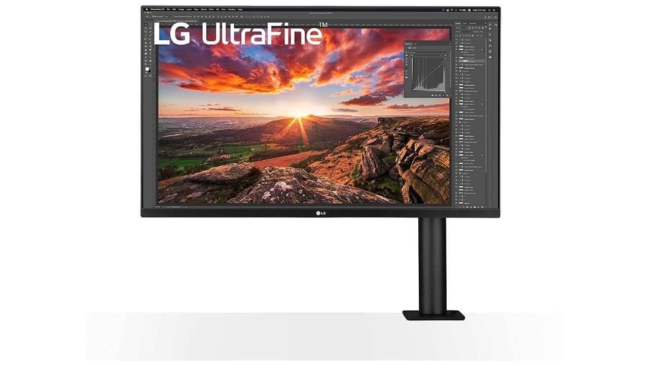 LG 32UN880-B 32” UltraFine Display Ergo