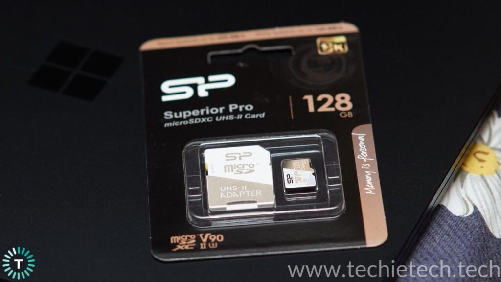 Teste la carte micro SD UHS-II Silicon Power Superior Pro V90