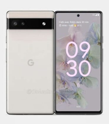 Google Pixel 6a’s specs revealed in renders