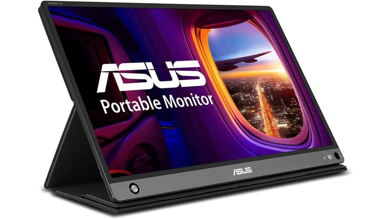 ASUS ZenScreen Go MB16AHP Portable Monitor (Best for casual users)