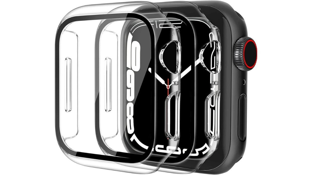QHOHQ Ultra-thin Hard PC Case for Apple Watch Series 7