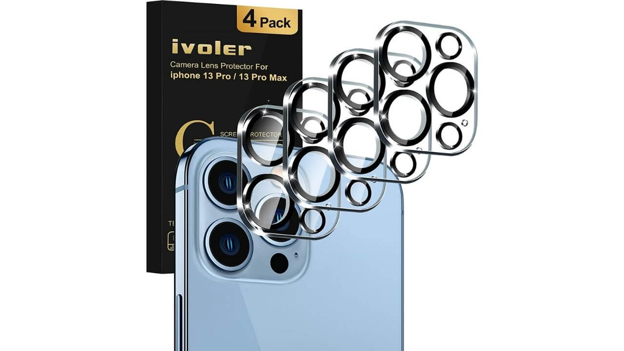 iVoler iPhone 13 Pro Max Camera Lens Protector (Budget-friendly Pick)