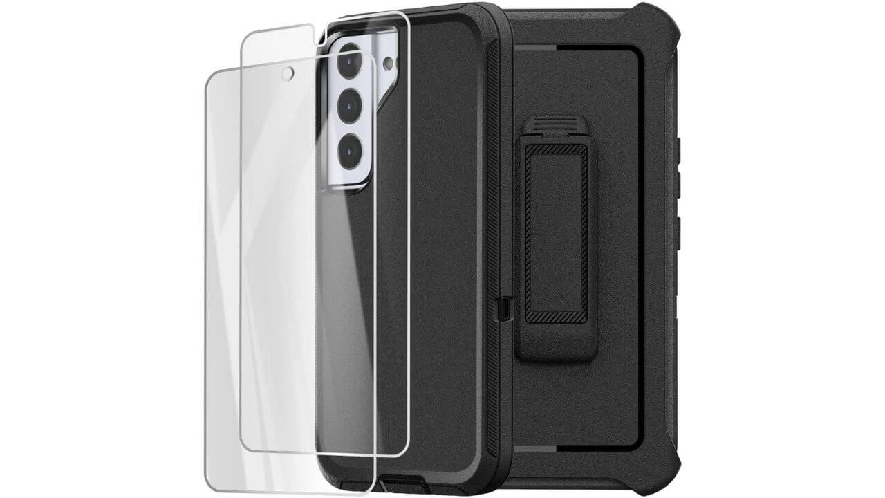 AICase Heavy Duty Case for Galaxy S22 5G (Budget-friendly alternative to OtterBox Defender Series)