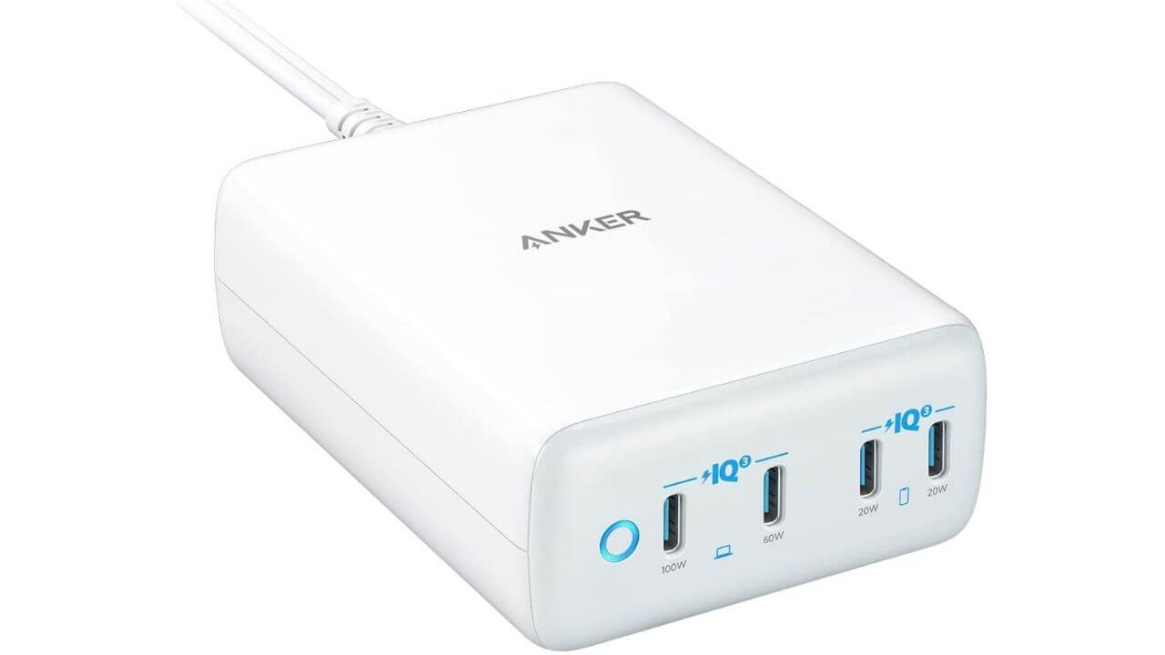 Anker 547 120W Multi-Port Fast charger (Best Multi-device charger)