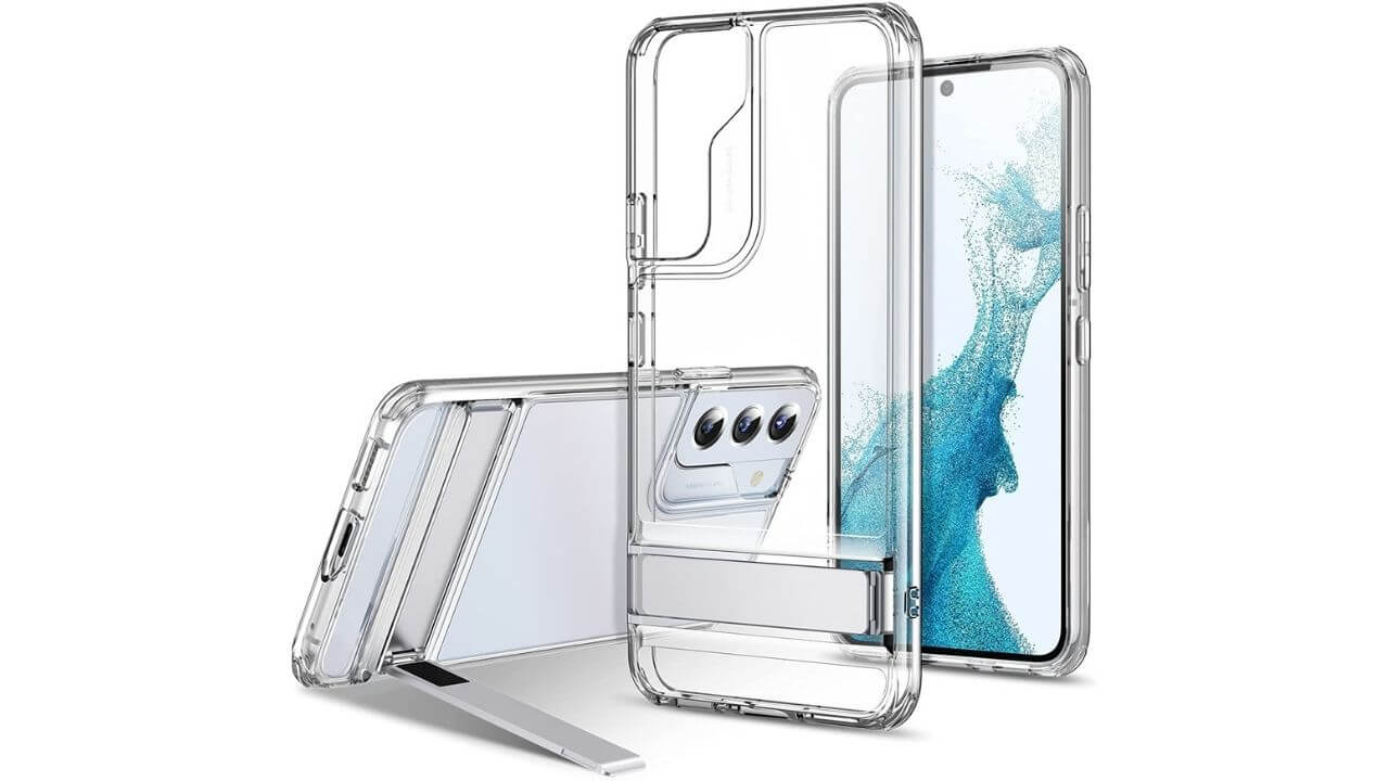 ESR Metal Kickstand Galaxy S22 Shockproof Clear Case