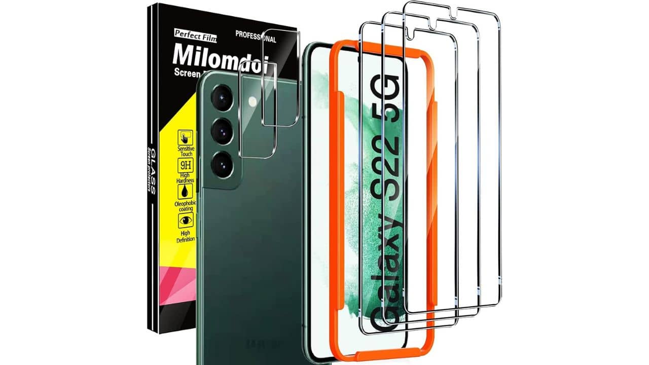 Milomdoi Samsung Galaxy S22 5G Screen Protector