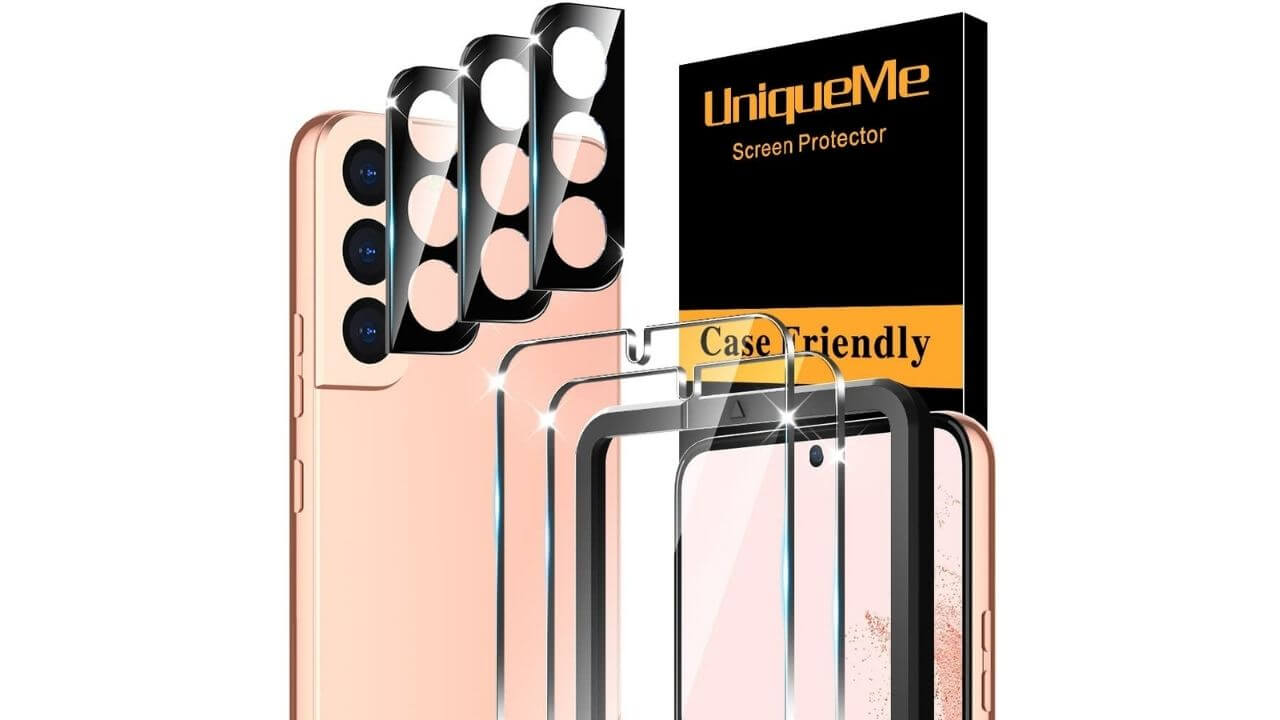 UniqueMe Screen Protector Glass for Galaxy S22 Plus 5G