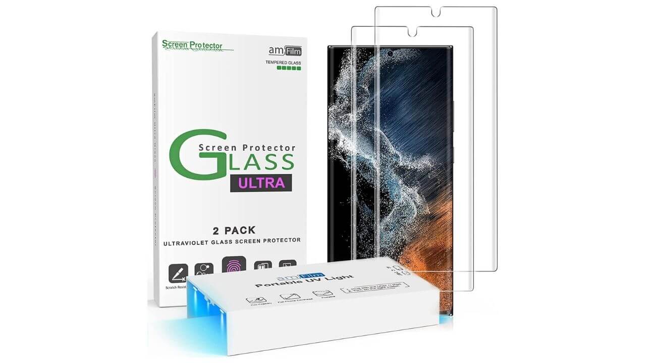 amFilm Screen Protector for S22 Ultra