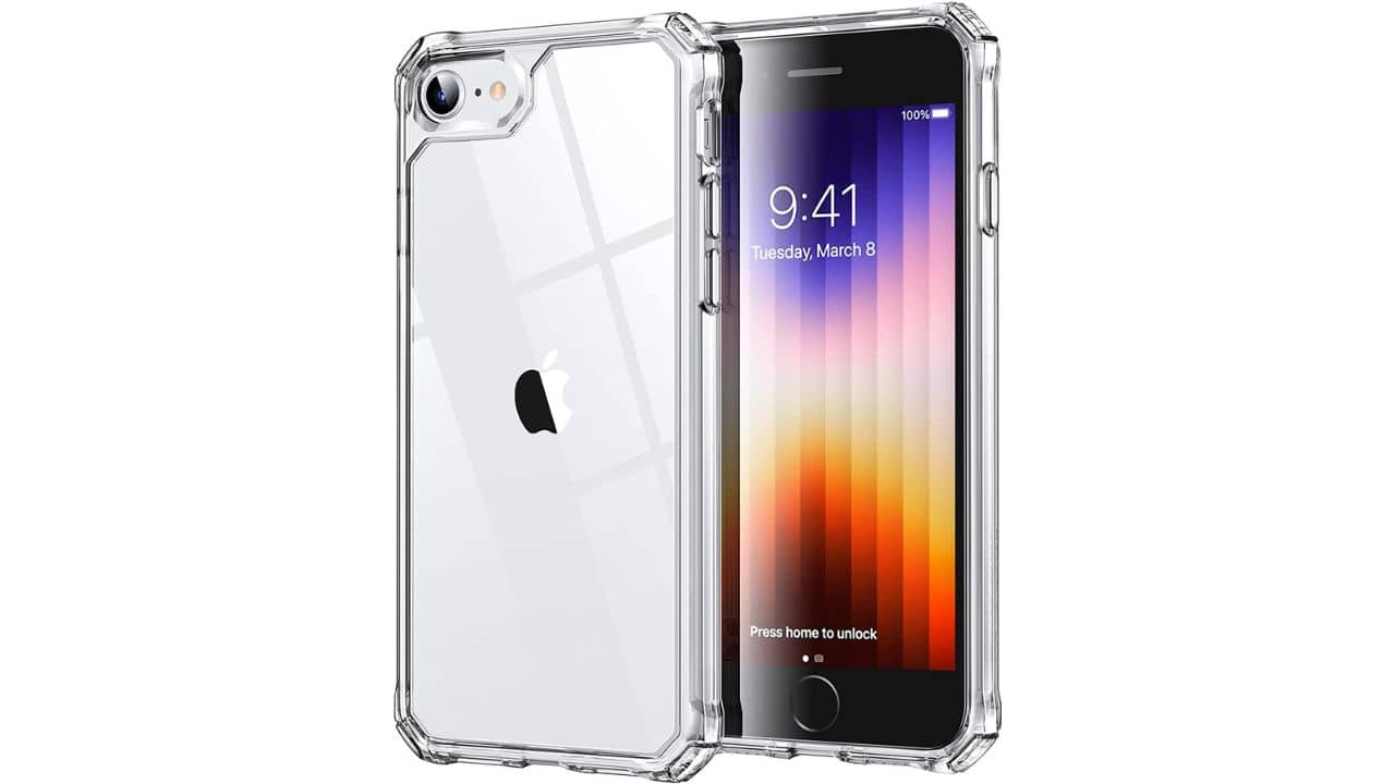 ESR Air Armor Protective Clear Case for iPhone SE (3rd Gen)