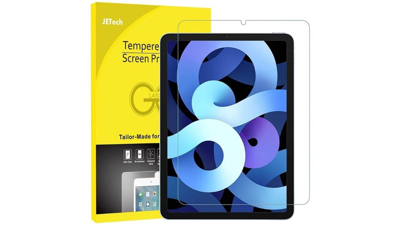 JETech Tempered Screen Protector Film for M1 iPad Air 5th Gen