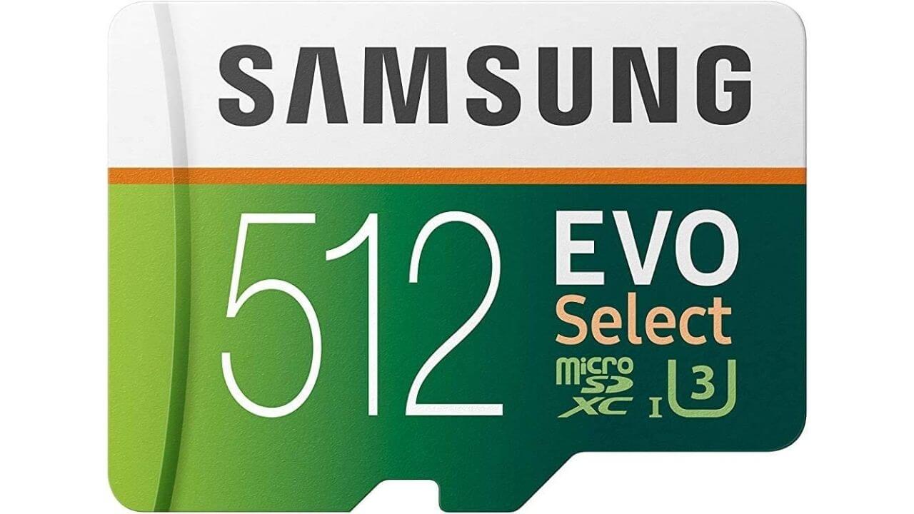 SAMSUNG EVO 512GB MicroSD Card