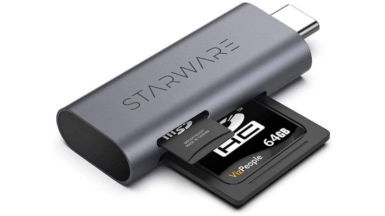 Starware USB C to SD_microSD Card Reader