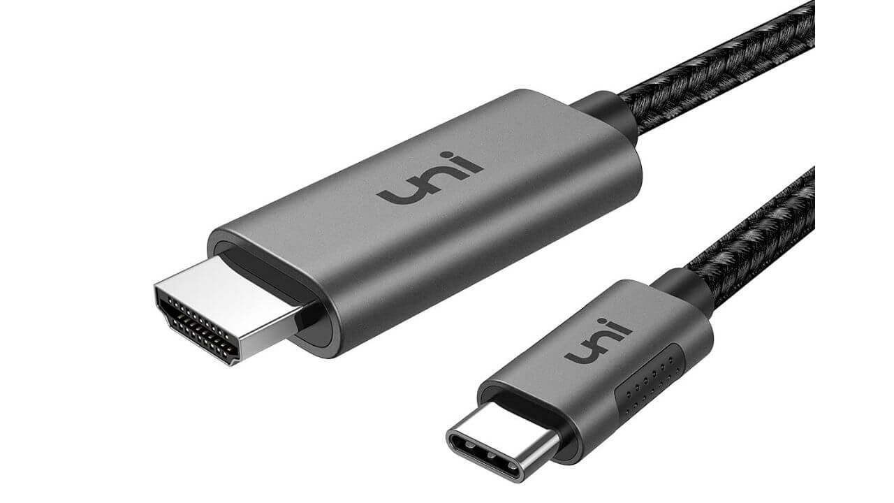 Uni USB-C to HDMI Cable (Best for Mirroring Games on Large External Displays)