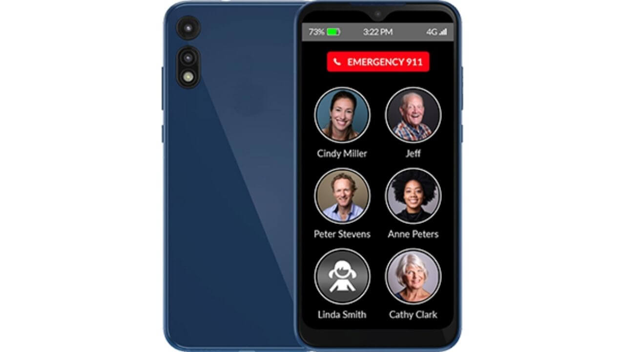 RAZ Memory Cell Phone (Best smartphone for seniors with dementia or Alzheimer’s)