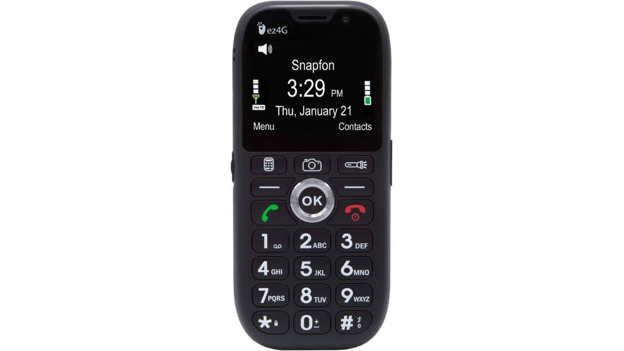 Snapfon ez4G (Best Big-Button Cellphone for Seniors)