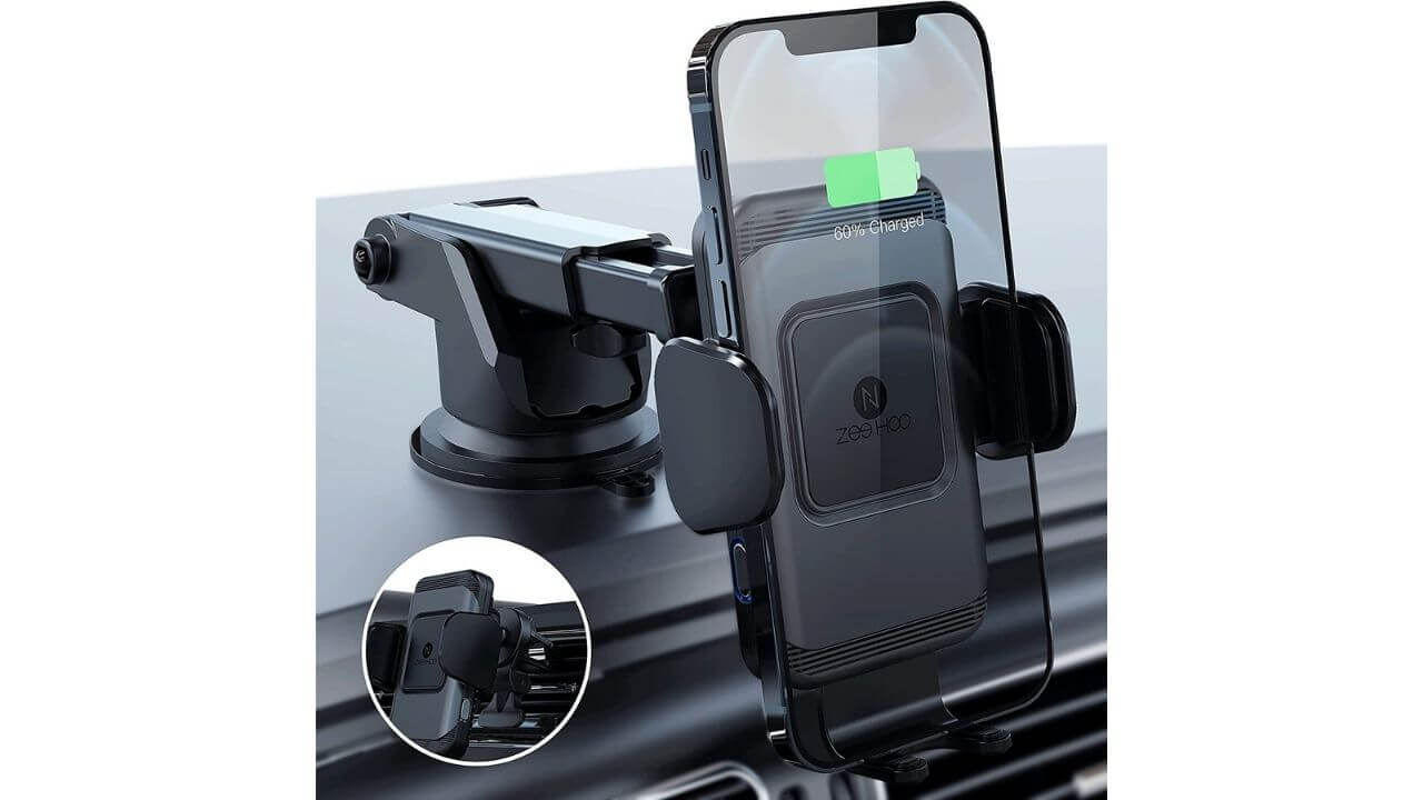 ZeeHoo OnePlus 10 Pro Wireless Car Charger (Best Auto-clamping wireless car charger & smartphone holder)