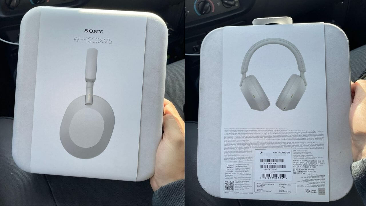 Sony WH-1000XM4 Leaked Images of the Retail Packaging