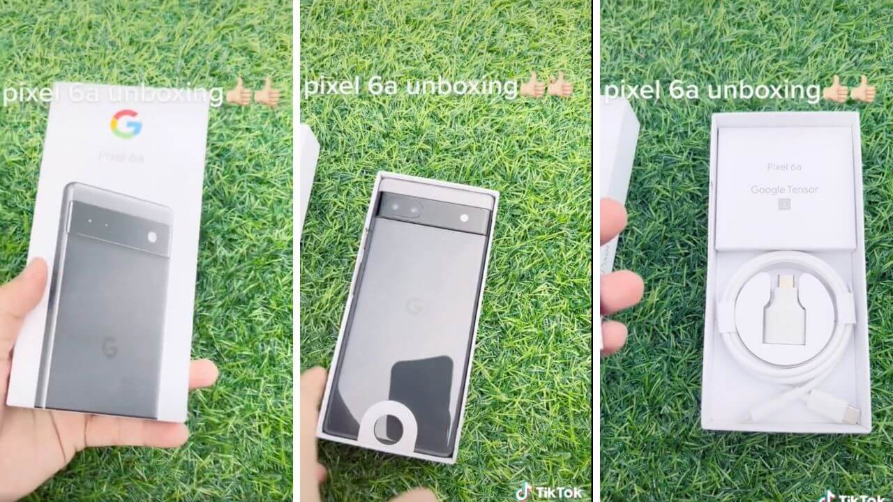 Google Pixel 6a Unboxing Videos Leaked