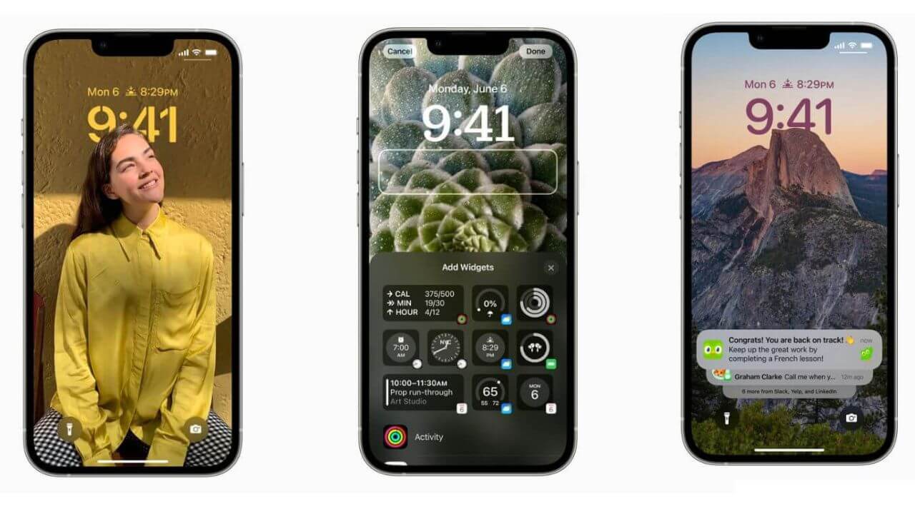 iOS 16 supports Customized Lock Screen, better notifications, and more
