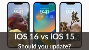 iOS 16 vs iOS 15 Banner Image