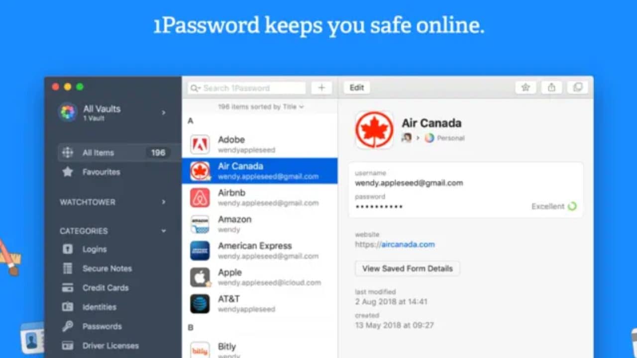 1password pro dropbox