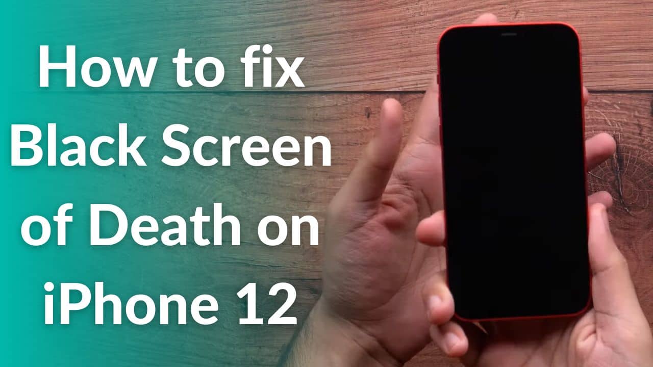 How to fix Black Screen of Death on iPhone 12 - 5 ways - TechieTechTech