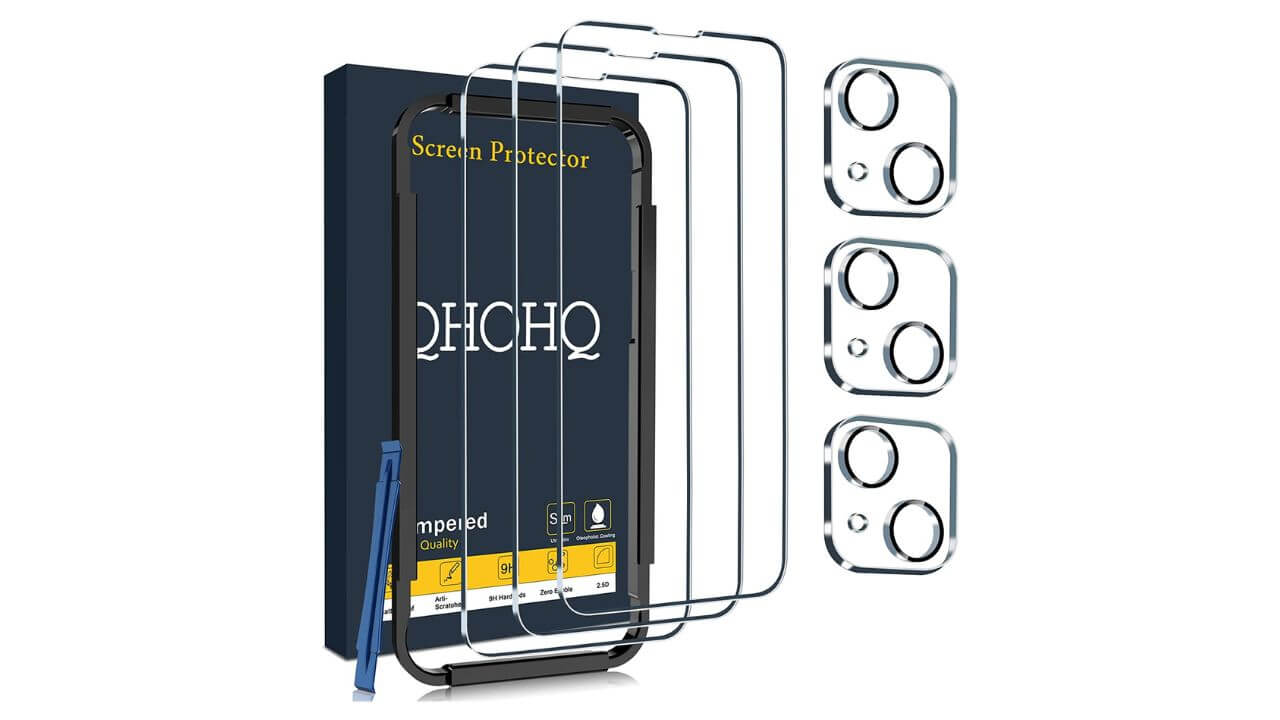 QHOHQ 3-Pack Screen Protector for iPhone 13