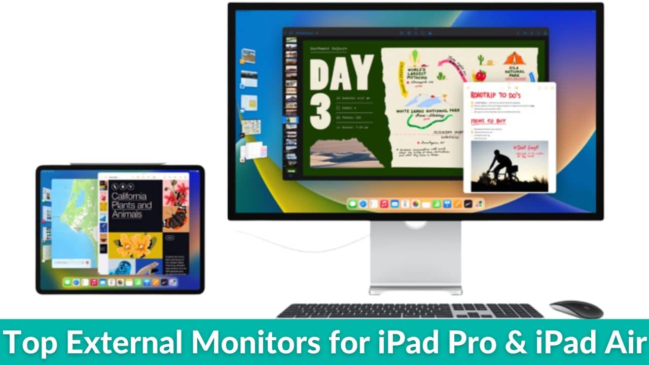 Top External Monitors for iPad Pro and iPad Air (No Black Bars)
