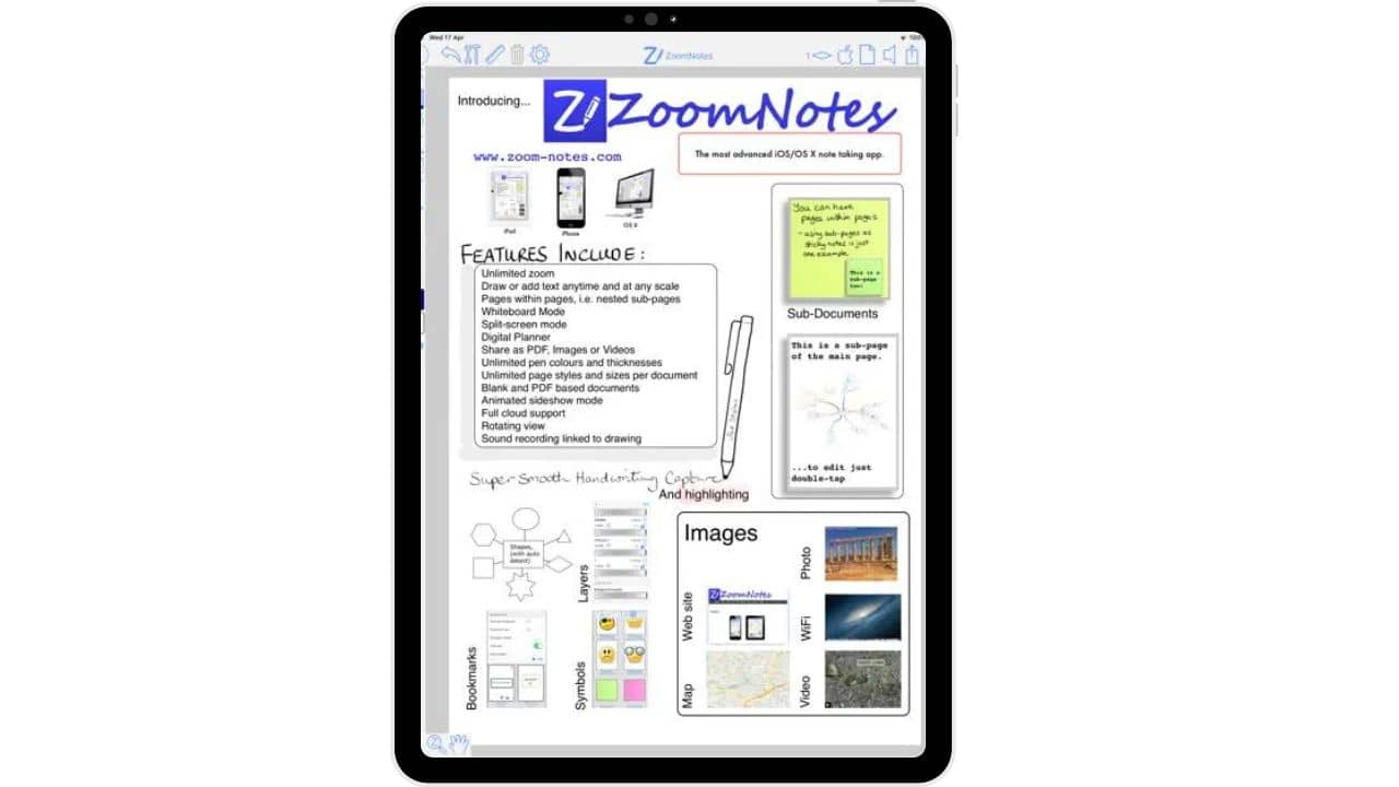 Zoom Notes iPad SS