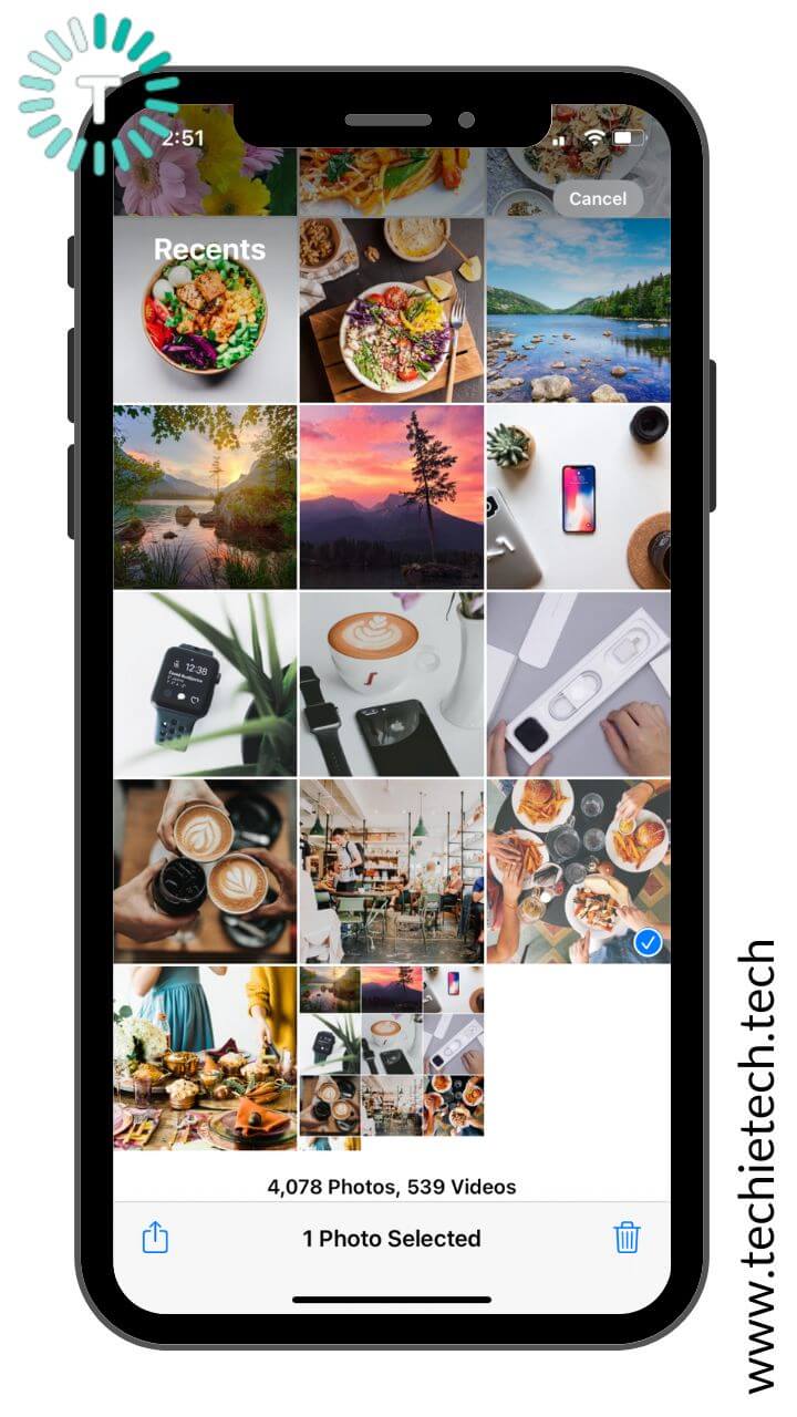 How to Hide Photos in Photos App on iPhone step 1
