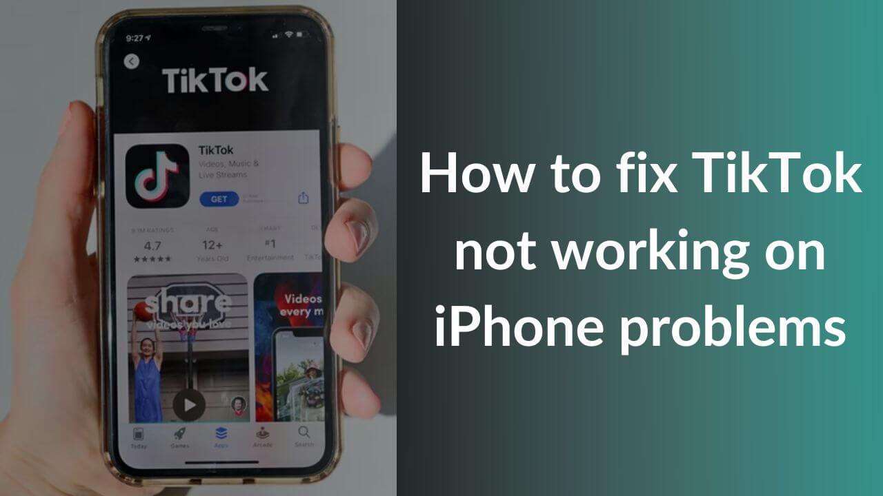 How to fix TikTok not working on iPhone problems Banner Image