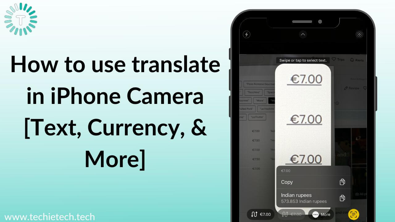 How to use translate in iPhone camera Banner Image
