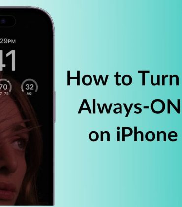 How to Turn ON/OFF Always ON Display on iPhone 14 Pro
